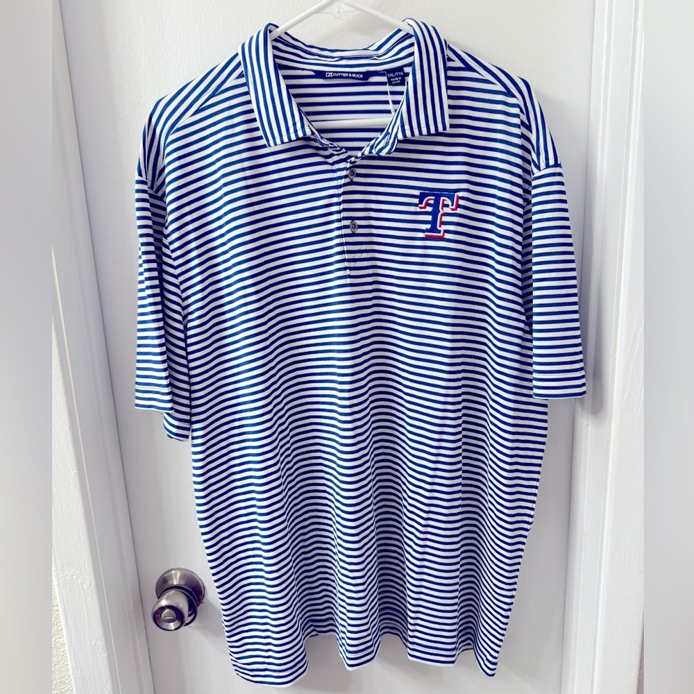 Cutter & Buck Virtue Polo | Texas Rangers Collab | Size XXL